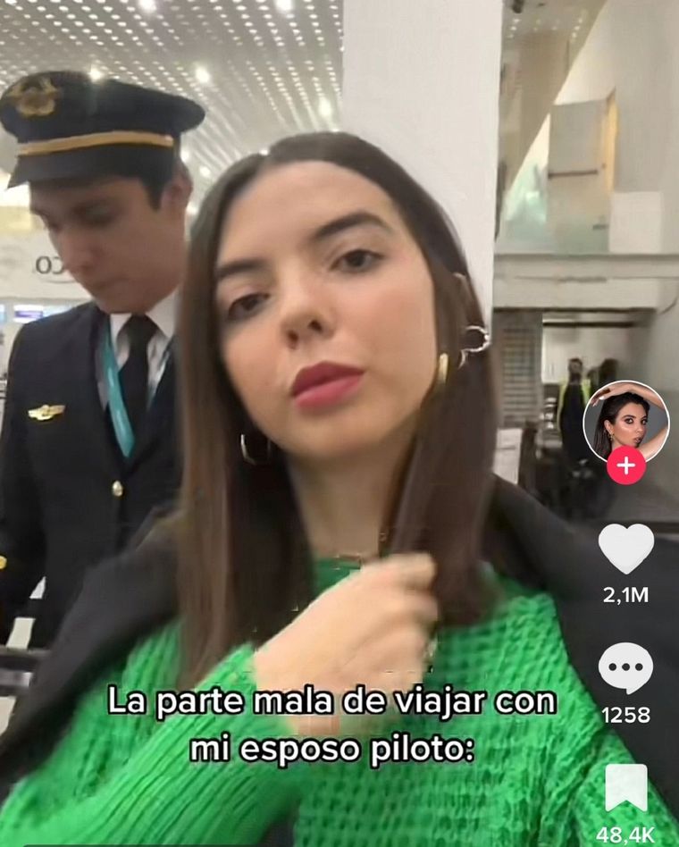 Kassandra Bekris Tor compartió en Tik Tok un video que se hizo viral Foto: Captura de pantalla video Kassandra Bekris Tor