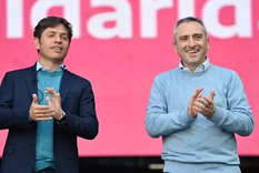 Axel Kicillof y Andrés Larroque desafían a La Cámpora en Buenos Aires. Foto: Archivo MDZ