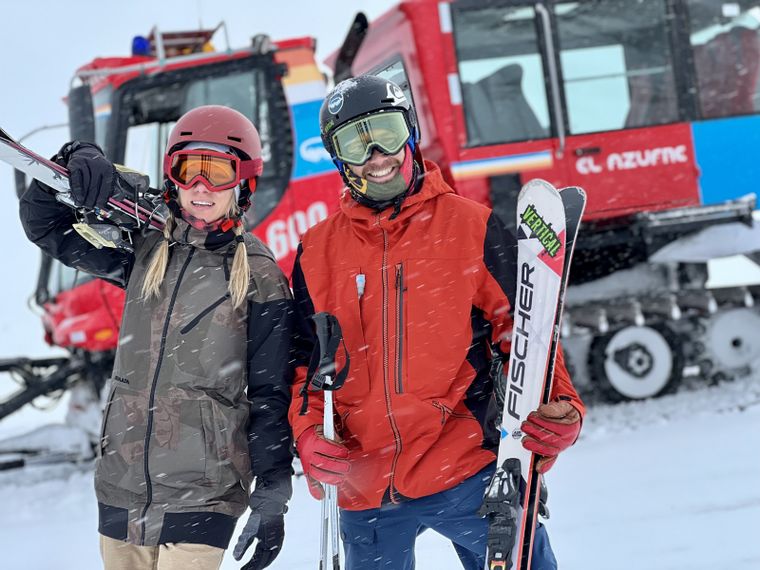 Virginia Da Cunha y Nicolás Riera son parte del grupo que inauguró la temporada 2022 en El Azufre