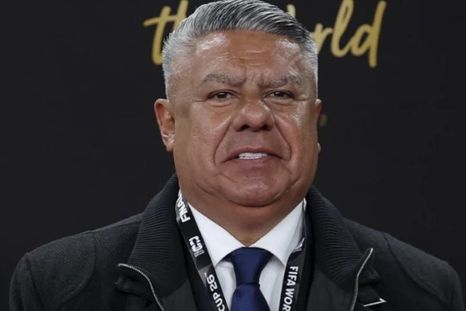 El Chiqui Tapia durante el sorteo del Mundial 2026 en Washington. El Chiqui Tapia durante el sorteo del Mundial 2026 en Washington.