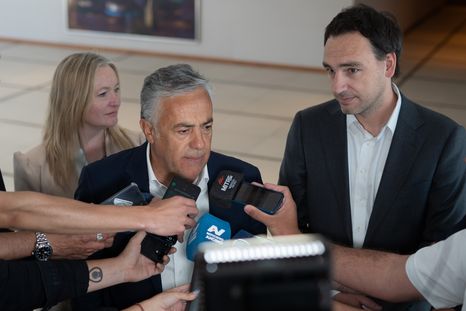 El gobernador Alfredo Cornejo. El gobernador Alfredo Cornejo.