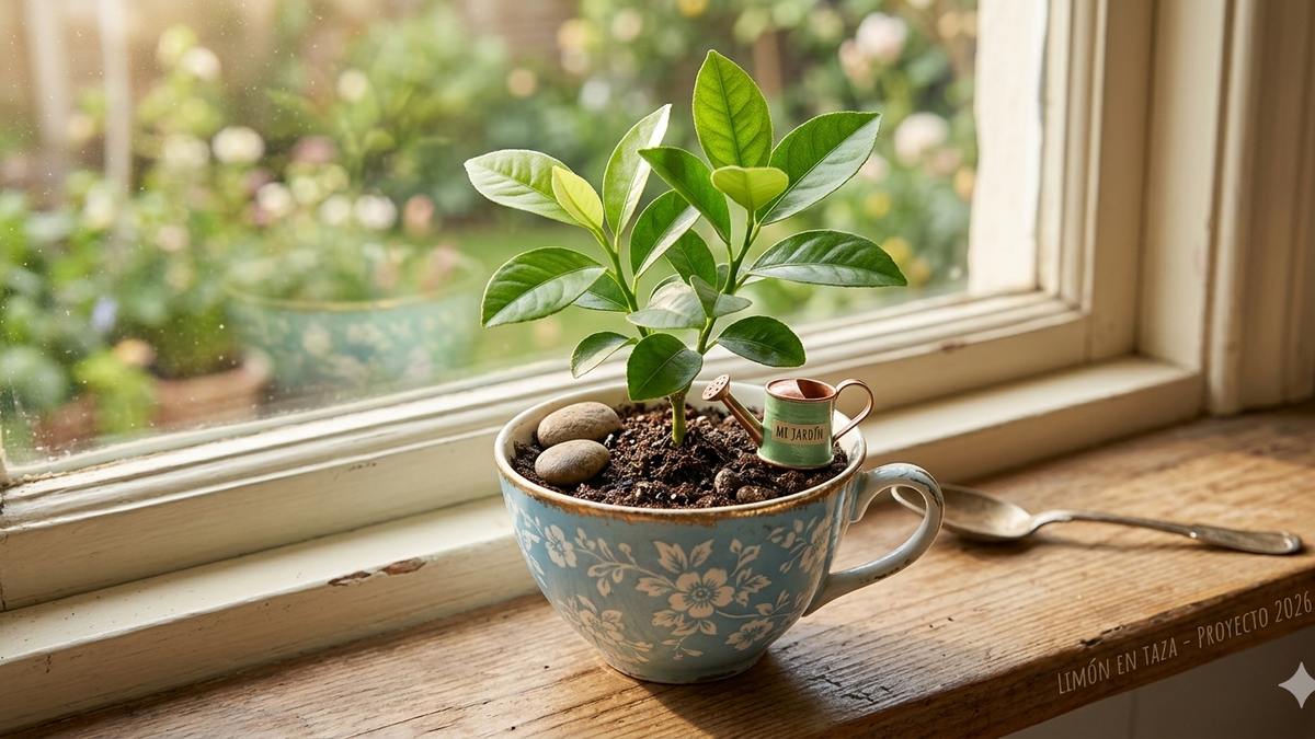 Cómo cultivar un limonero en una taza, ideal para perfumar toda la casa