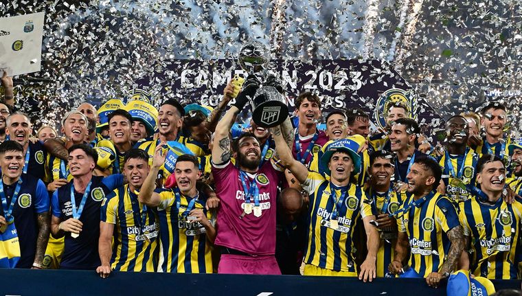 Rosario Central, el último campeón de la Copa de la Liga. Foto: Télam