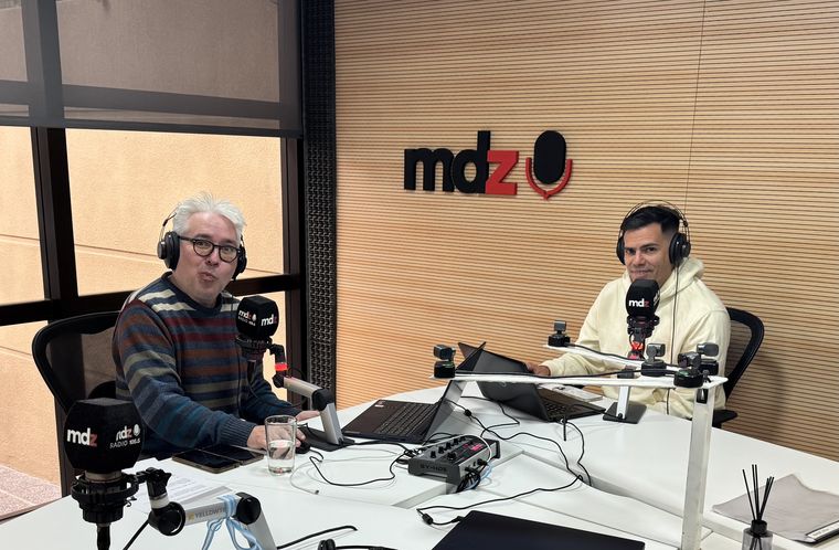 Laureano Manson y Federico Acosta, al aire en MDZ Radio. Laureano Manson y Federico Acosta, al aire en MDZ Radio.