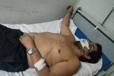 amenazaba con matar a su pareja y fue baleado por la policia