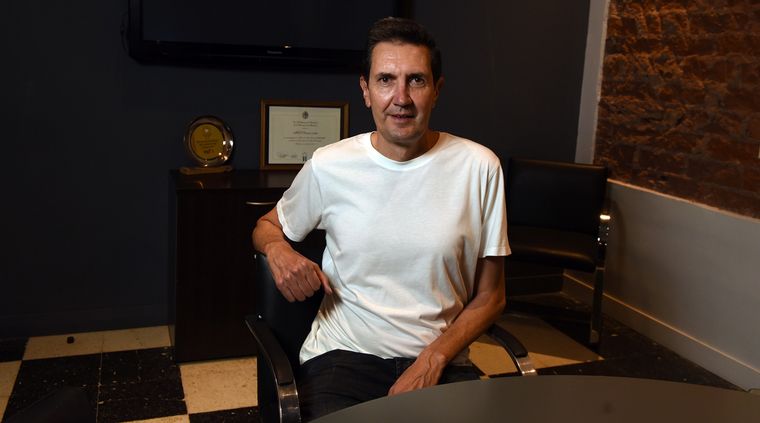 Miguel Simón estuvo en MDZ y habló de varios temas relacionados al fútbol Foto: ALF PONCE MERCADO / MDZ