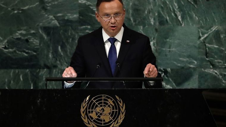 El presidente de Polonia, Andrzej Duda Foto: El Diario