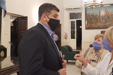 abed recibio al gremio de la salud y bajo la tension de los reclamos