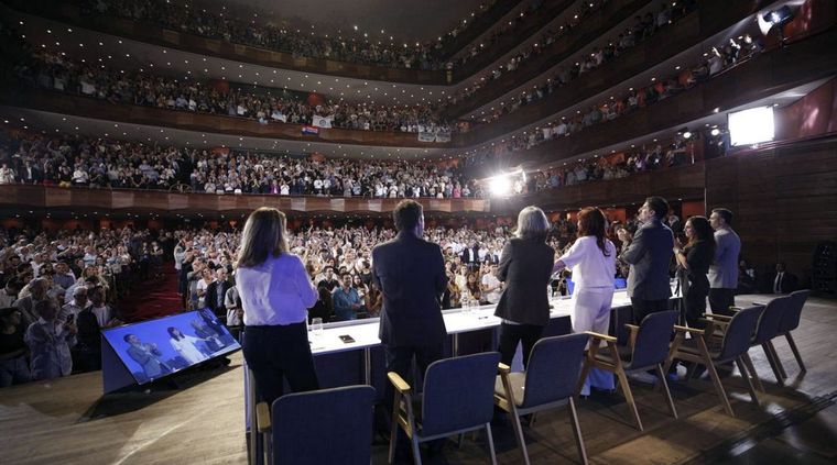 Clamor La militancia esperaba un anuncio más contundente de cara a las elecciones. Foto: TELAM