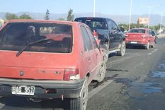 Accidente en cadena Acceso Este Foto: Twitter Matías Pascualetti Accidente en cadena Acceso Este Foto: Twitter Matías Pascualetti