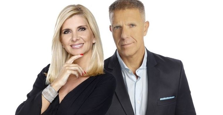 Débora Plager y Alejandro Fantino