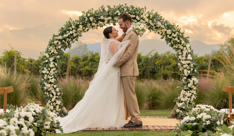 Novios de varios países eligen a Mendoza para celebrar sus bodas.