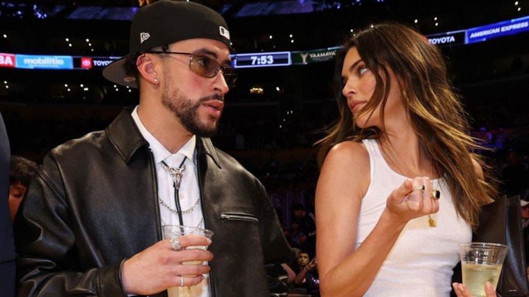 Kendall Jenner y Bad Bunny. Foto: @indie5051