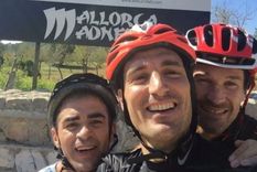 Scaloni disputó el Mallorca 312 y recibió una medalla. Foto: Redes Sociales Scaloni disputó el Mallorca 312 y recibió una medalla. Foto: Redes Sociales