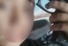 Las imágenes grabadas por el menor