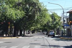 La Ciudad de Mendoza, completamente vacía. La Ciudad de Mendoza, completamente vacía.