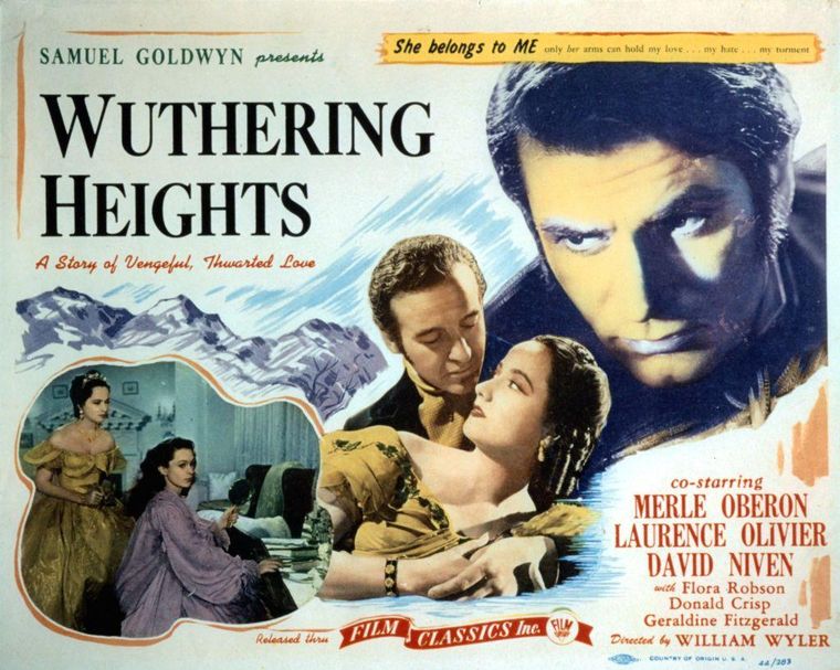 La de 1939 fue la primera gran adaptación cinematográfica de un estudio de Hollywood, y aunque Cathy sí tenía rizos castaños, su Heathcliff tampoco era un gitano.