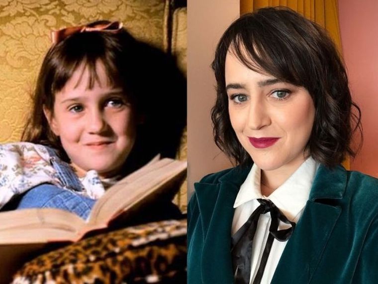 El antes y el después de los personajes de nuestra película favorita: Matilda.