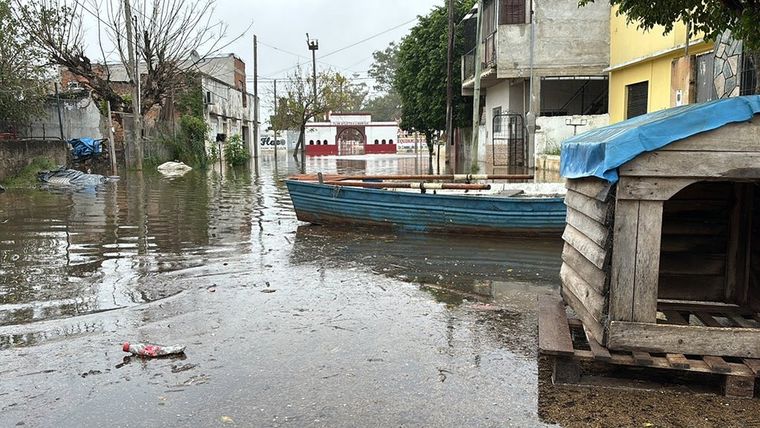 Las inundaciones azotan a la ciudad de Concordia Foto: Rafael Palavecino