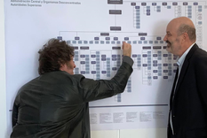 El presidente Javier Milei y el ministro de Desregulación y Transformación del Estado, Federico Sturzenegger, ya tienen preparado un nuevo decreto desregulador. Foto: X @fedesturze