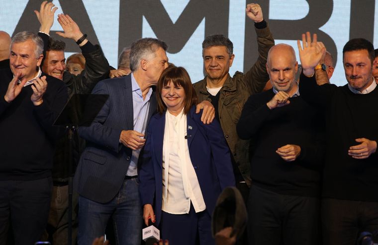 Mauricio Macri y Horacio Rodríguez Larreta se sumaron al nuevo spot de campaña de Patricia Bullrich en el que se mostraron su respaldo a su candidatura Foto: Noticias Argentinas