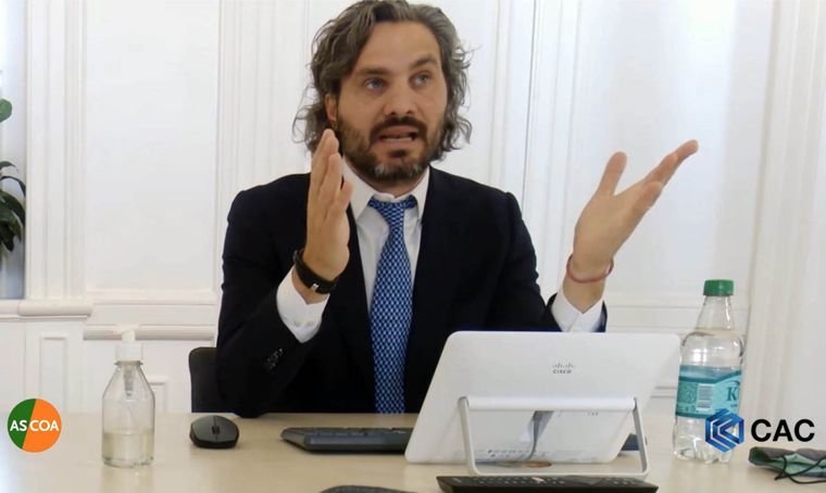 Santiago Cafiero, canciller y precandidato a diputado nacional (Unión por la Patria) Foto: Télam