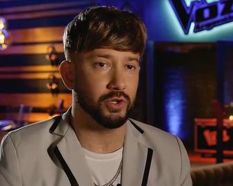 El joven eligió al cantante cordobés en la audición a ciegas. Foto: captura de pantalla/ Telefe. El joven eligió al cantante cordobés en la audición a ciegas. Foto: captura de pantalla/ Telefe.