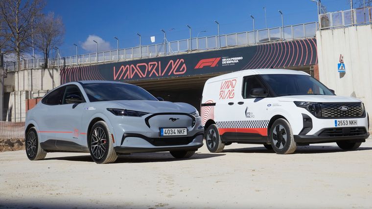 Ford se une al Gran Premio de España de Fórmula 1: movilidad eléctrica para el circuito de Madrid