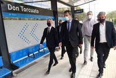 Massa en Tigre, junto al ministro Mario Meoni. Foto: Prensa Sergio Massa