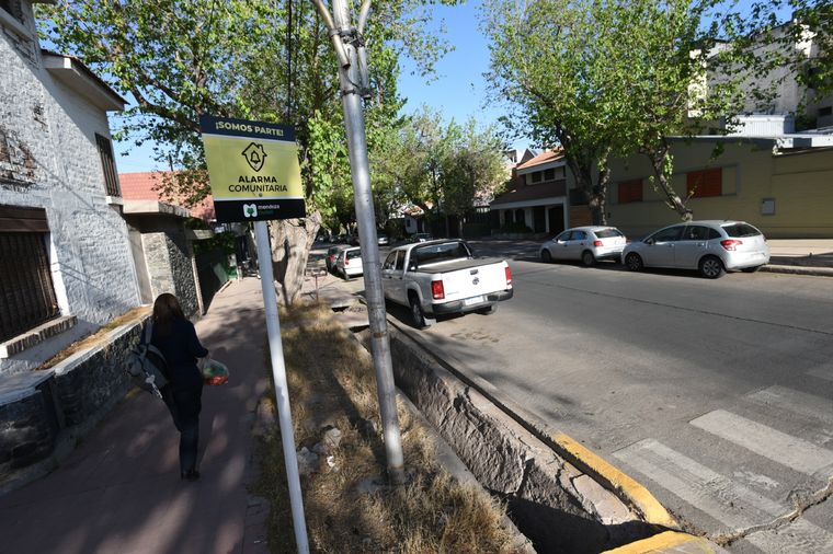 Hay temor en los residentes de la calle Manuel A. Sáez por la seguidilla de robos Foto: Maximiliano Ríos/MDZ
