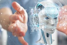 La teoría de la inteligencia artificial sostiene la posibilidad de construir una máquina que realice funciones cognitivas  indistinguibles del ser humano. Foto: Shutterstock