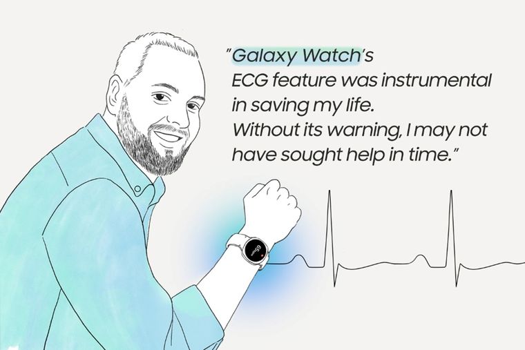 Un médico utilizó un Samsung Galaxy Watch para salvar a un pasajero en pleno vuelo. Un médico utilizó un Samsung Galaxy Watch para salvar a un pasajero en pleno vuelo.