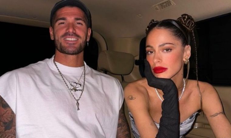 Rodrigo de Paul y Tini Stoessel y una posible reconciliación. Foto: @tinistoessel