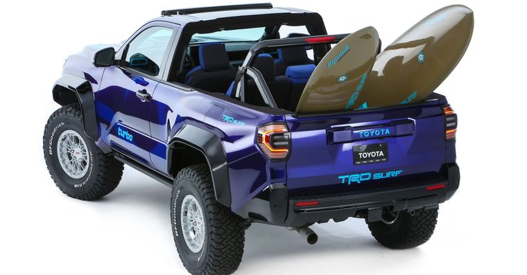 El diseño surfer que adopta el Toyota 4Runner Foto: Toyota