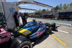 Alpine trabajó sobre el monoplaza del pilarense después de los inconvenientes mecánicos sufridos en la FP1.