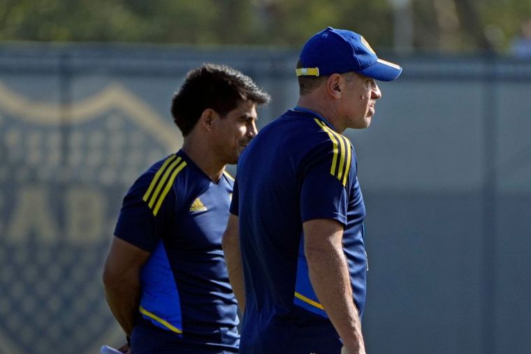 Ibarra prepara un volantazo en su equipo para el partido de Boca ante Instituto. Foto: Boca Juniors