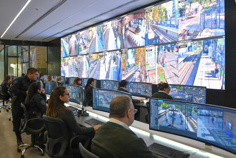 El centro de monitoreo de Trenes Argentinos suma inteligencia artificial.
