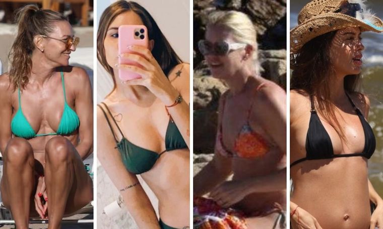 Una famosa se mostró con su pareja en Punta del Este, a pesar de los rumores de separación Las fotos en la playa terminaron por descartar las versiones de ruptura