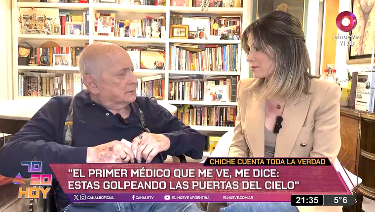 Chiche Gelblung habló por primera vez tras la internación. Chiche Gelblung habló por primera vez tras la internación.