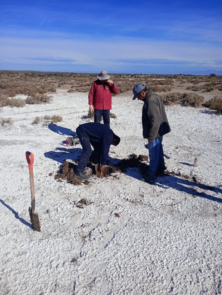 Las Salinas de Angaco presentan gran potencial por la múltiple manifestación de presencia de litio en el lugar.