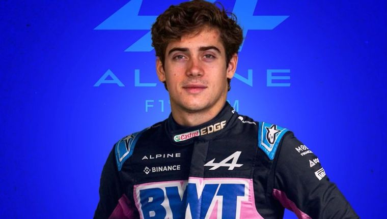 Franco Colapinto le hizo un guiño a la cuenta oficial de la Fórmula 1 para que regrese a la Argentina. Foto: Alpine