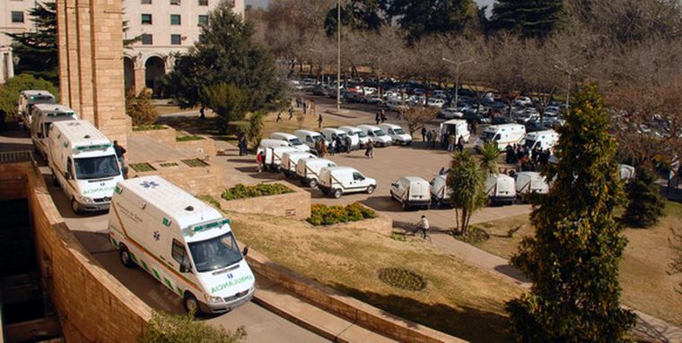 La presentación se realizó en la explanada de Casa de Gobierno. Foto: NACHO GAFFURI