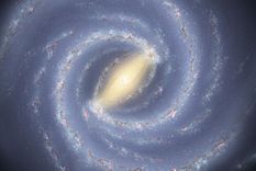 La Vía Láctea, nuestra galaxia. Foto: NASA/JPL-CALTECH/R. HURT (SSC/CALTECH)