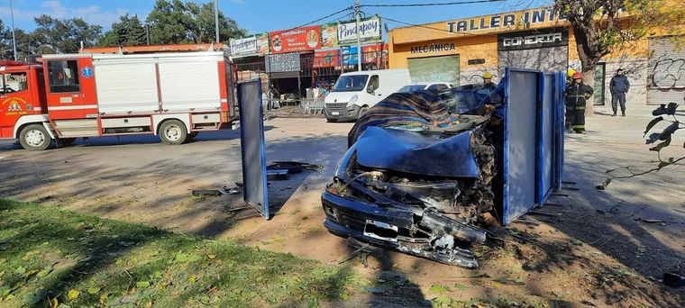 El accidente ocurió alrededor de las 7 Foto: El Diario Sur