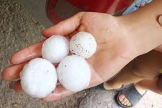 Hay probabilidad de granizo en diferentes zonas de Mendoza.