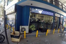 El lavadero de Paso de los Andes donde ingresaron delincuentes tres veces en un fin de semana Foto: ALF PONCE MERCADO / MDZ