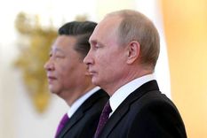 Vladimir Putin y Xi Jinping Vladimir Putin y Xi Jinping, potentes socios. Foto: Dpa.