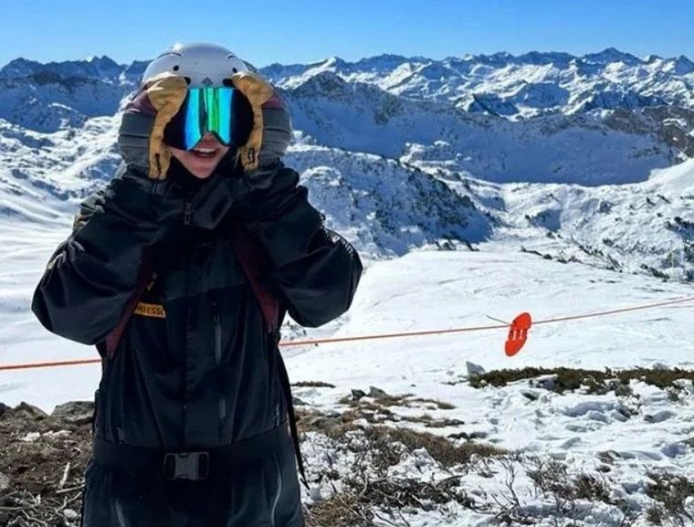 Andrea Marshall, la turista escocesa que murió en la avalancha del Cerro López, en Bariloche. Foto: Instagram @skiwithdre