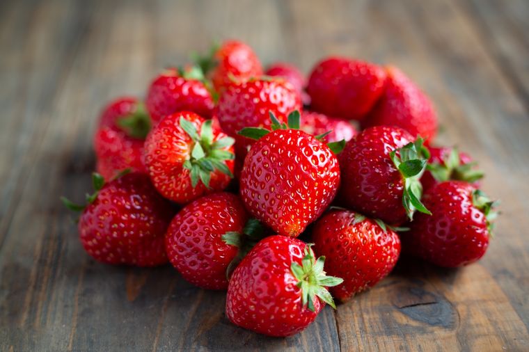 Las frutillas o fresas son un fruto comestible Foto: FREEPIK