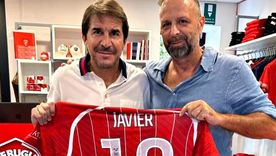 Javier Faroni con la camiseta del Perugia, el club que compró. Javier Faroni con la camiseta del Perugia, el club que compró.